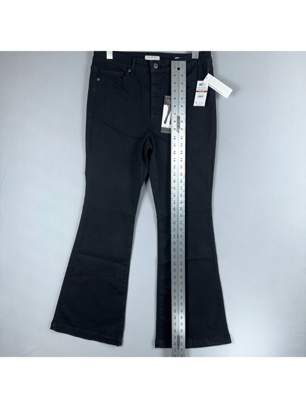 Sofia Jeans By Sofia Vergara Melisa High Rise Flare Jeans Size 10 Short Zip Fly - Picture 7 of 12